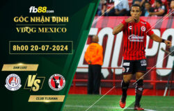 Fb88 bảng kèo trận đấu San Luis vs Club Tijuana