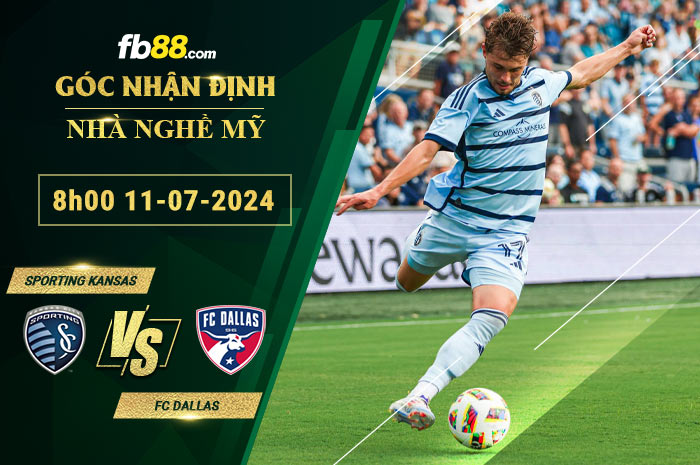 Fb88 soi kèo trận đấu Sporting Kansas vs FC Dallas