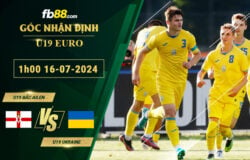 Fb88 soi kèo trận đấu U19 Bắc Ailen vs U19 Ukraine