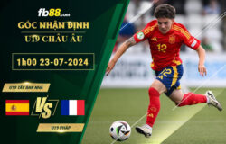 Fb88 soi kèo trận đấu U19 Tây Ban Nha vs U19 Pháp