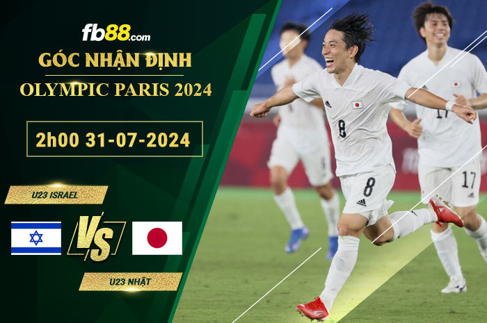 Fb88 soi kèo trận đấu U23 Israel vs U23 Nhật