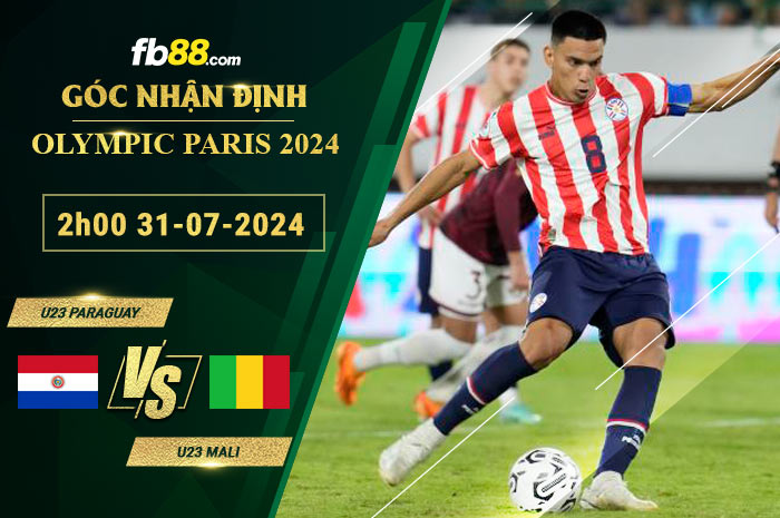 Fb88 soi kèo trận đấu U23 Paraguay vs U23 Mali