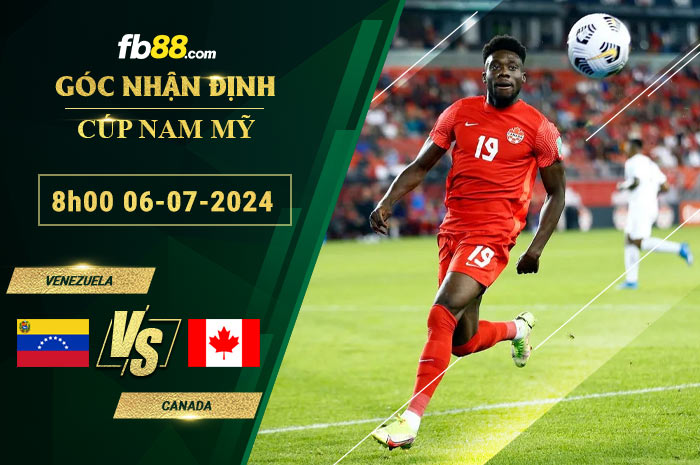 Fb88 soi kèo trận đấu Venezuela vs Canada