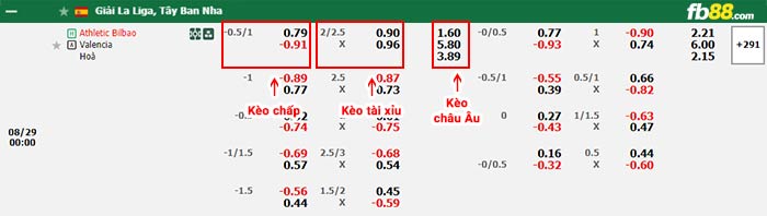 fb88-bảng kèo trận đấu Athletic Bilbao vs Valencia