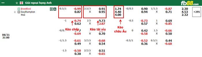 fb88-bảng kèo trận đấu Brentford vs Southampton