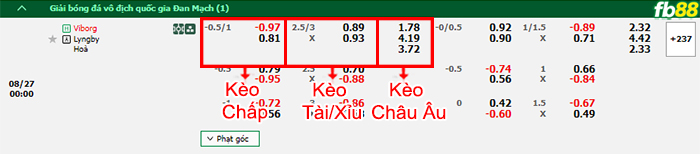 Fb88 bảng kèo trận đấu Viborg vs Lyngby