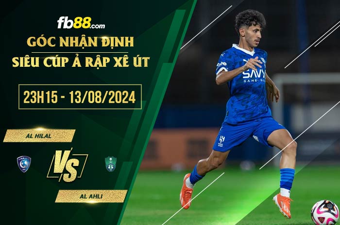 fb88-soi kèo Al Hilal vs Al Ahli