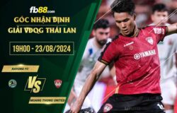 fb88-soi kèo Rayong FC vs Muang Thong United