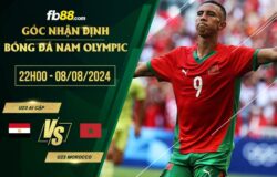 fb88-soi kèo U23 Ai Cập vs U23 Morocco