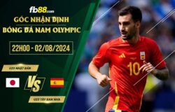 fb88-soi kèo U23 Nhật Bản vs U23 Tây Ban Nha