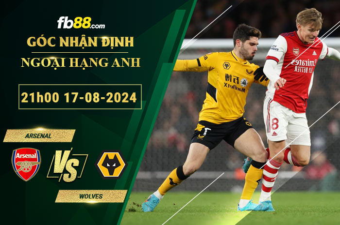 Fb88 soi kèo trận đấu Arsenal vs Wolves