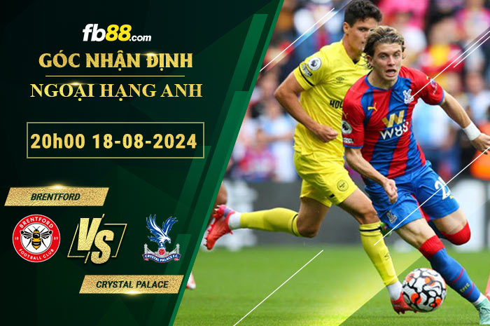 Fb88 soi kèo trận đấu Brentford vs Crystal Palace