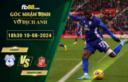 Fb88 soi kèo trận đấu Cardiff vs Sunderland