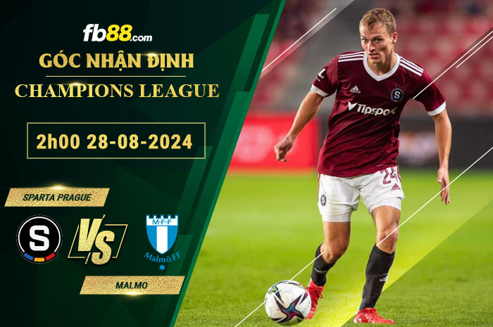 Fb88 soi kèo trận đấu Sparta Prague vs Malmo