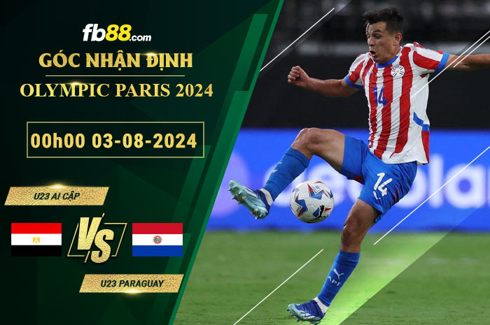 Fb88 soi kèo trận đấu U23 Ai Cập vs U23 Paraguay