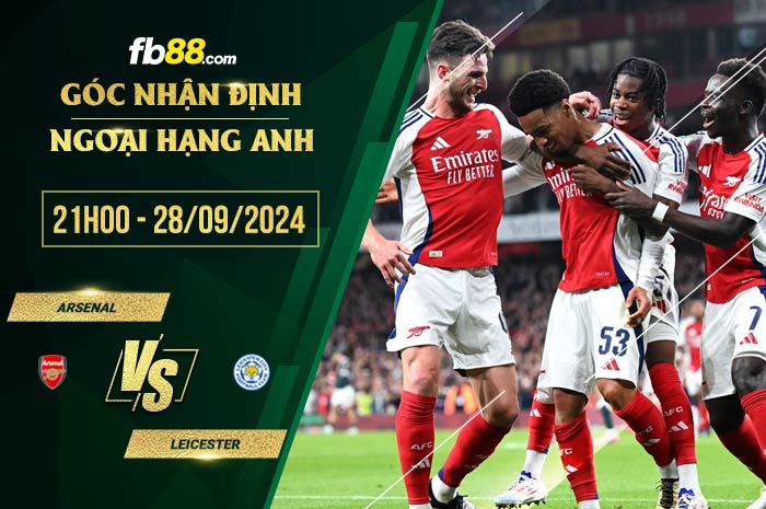 fb88-soi kèo Arsenal vs Leicester