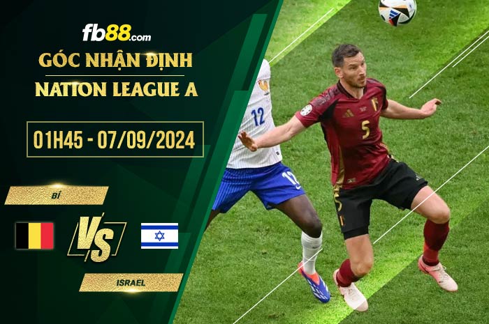 fb88-soi kèo Bỉ vs Israel