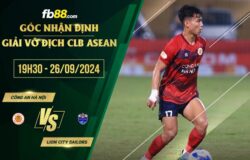 fb88-soi kèo Công an Hà Nội vs Lion City Sailors