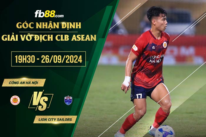 fb88-soi kèo Công an Hà Nội vs Lion City Sailors