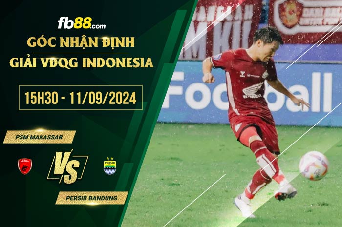 fb88-soi kèo PSM Makassar vs Persib Bandung