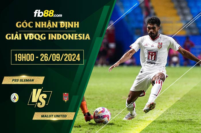 fb88-soi kèo PSS Sleman vs Malut United