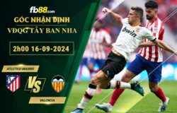 Fb88 soi kèo trận đấu Atletico Madrid vs Valencia