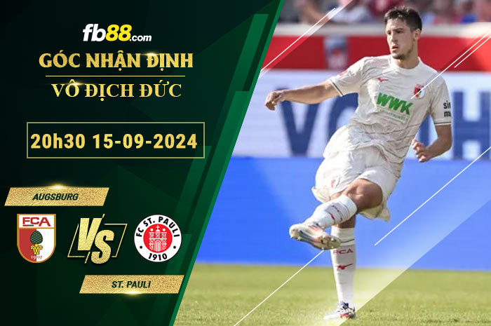 Fb88 soi kèo trận đấu Augsburg vs St. Pauli