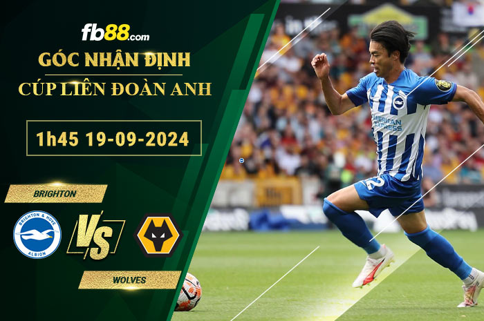 Fb88 soi kèo trận đấu Brighton vs Wolves