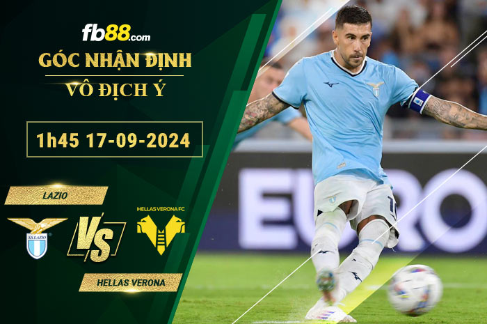 Fb88 soi kèo trận đấu Lazio vs Hellas Verona