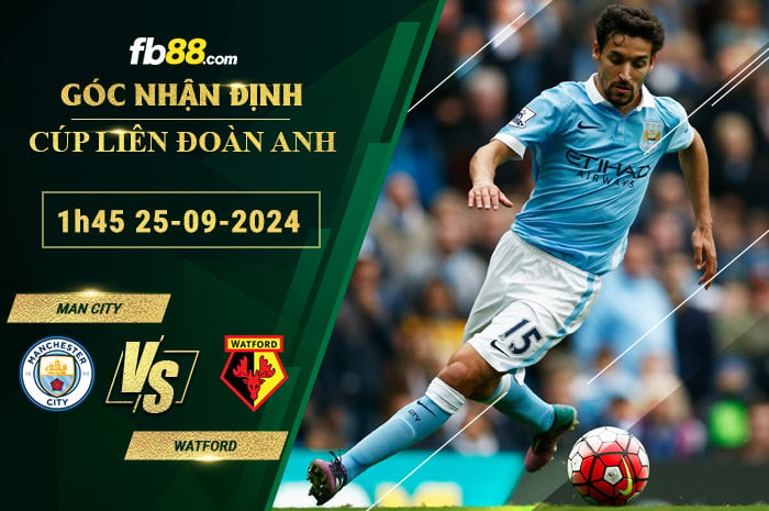 Fb88 soi kèo trận đấu Man City vs Watford