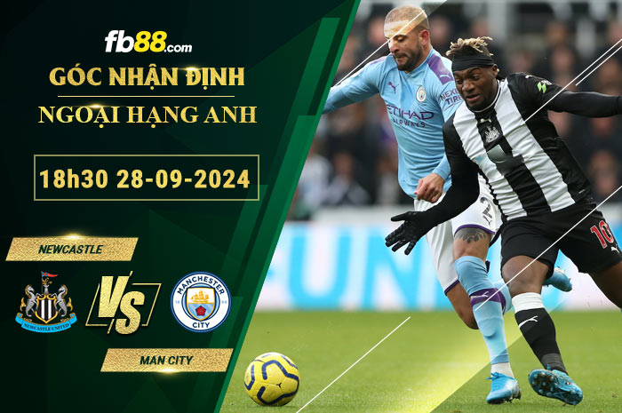 Fb88 soi kèo trận đấu Newcastle vs Man City