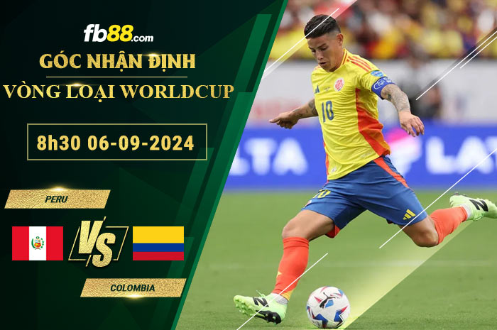 Fb88 soi kèo trận đấu Peru vs Colombia