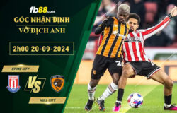 Fb88 soi kèo trận đấu Stoke City vs Hull City