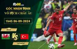 Fb88 soi kèo trận đấu Wales vs Thổ Nhĩ Kỳ