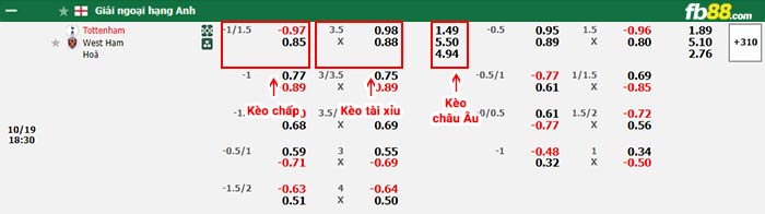 fb88-bảng kèo trận đấu Tottenham vs West Ham