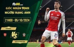 fb88-soi kèo Arsenal vs Southampton