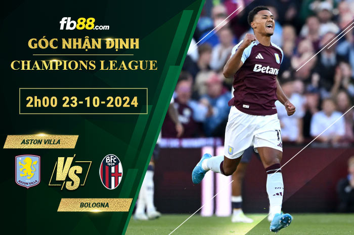 Fb88 soi kèo trận đấu Aston Villa vs Bologna