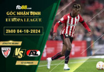 Fb88 soi kèo trận đấu Athletic Bilbao vs AZ Alkmaar