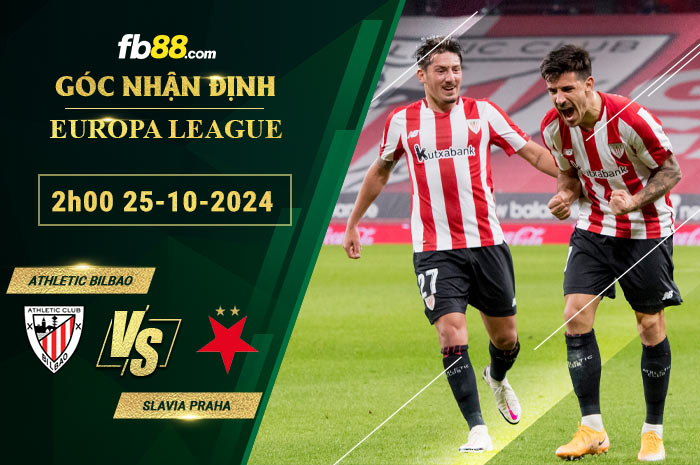 Fb88 soi kèo trận đấu Athletic Bilbao vs Slavia Praha