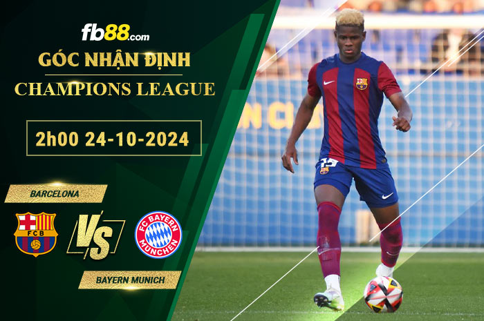 Fb88 soi kèo trận đấu Barcelona vs Bayern Munich