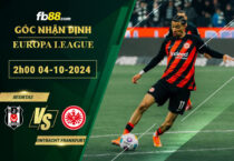 Fb88 soi kèo trận đấu Besiktas vs Eintracht Frankfurt