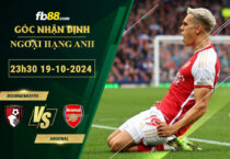 Fb88 soi kèo trận đấu Bournemouth vs Arsenal