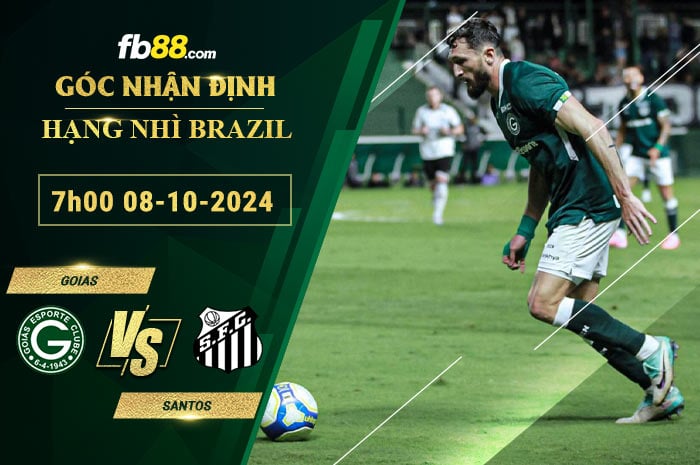 Fb88 soi kèo trận đấu Goias vs Santos