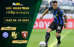 Fb88 soi kèo trận đấu Inter Milan vs Torino