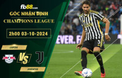 Fb88 soi kèo trận đấu Leipzig vs Juventus