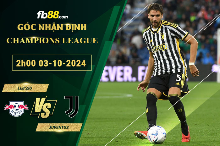 Fb88 soi kèo trận đấu Leipzig vs Juventus