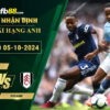 Fb88 soi kèo trận đấu Man City vs Fulham