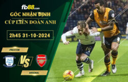 Fb88 soi kèo trận đấu Preston vs Arsenal