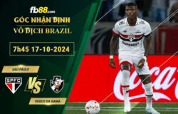 Fb88 soi kèo trận đấu Sao Paulo vs Vasco da Gama