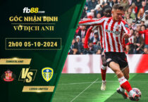 Fb88 soi kèo trận đấu Sunderland vs Leeds United